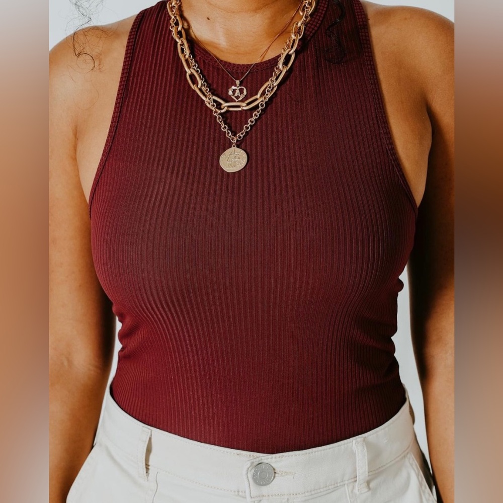 Sold out - Klassy Network Racerback Bramisuit Wine small